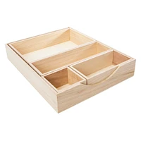 wooden desk organizers 5-piece set