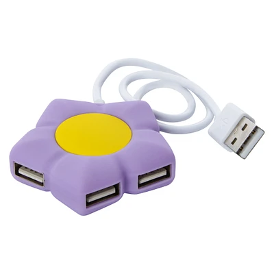 novelty USB hub 3-port charger