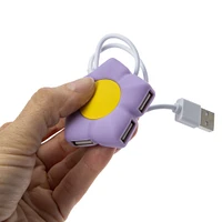 novelty USB hub 3-port charger