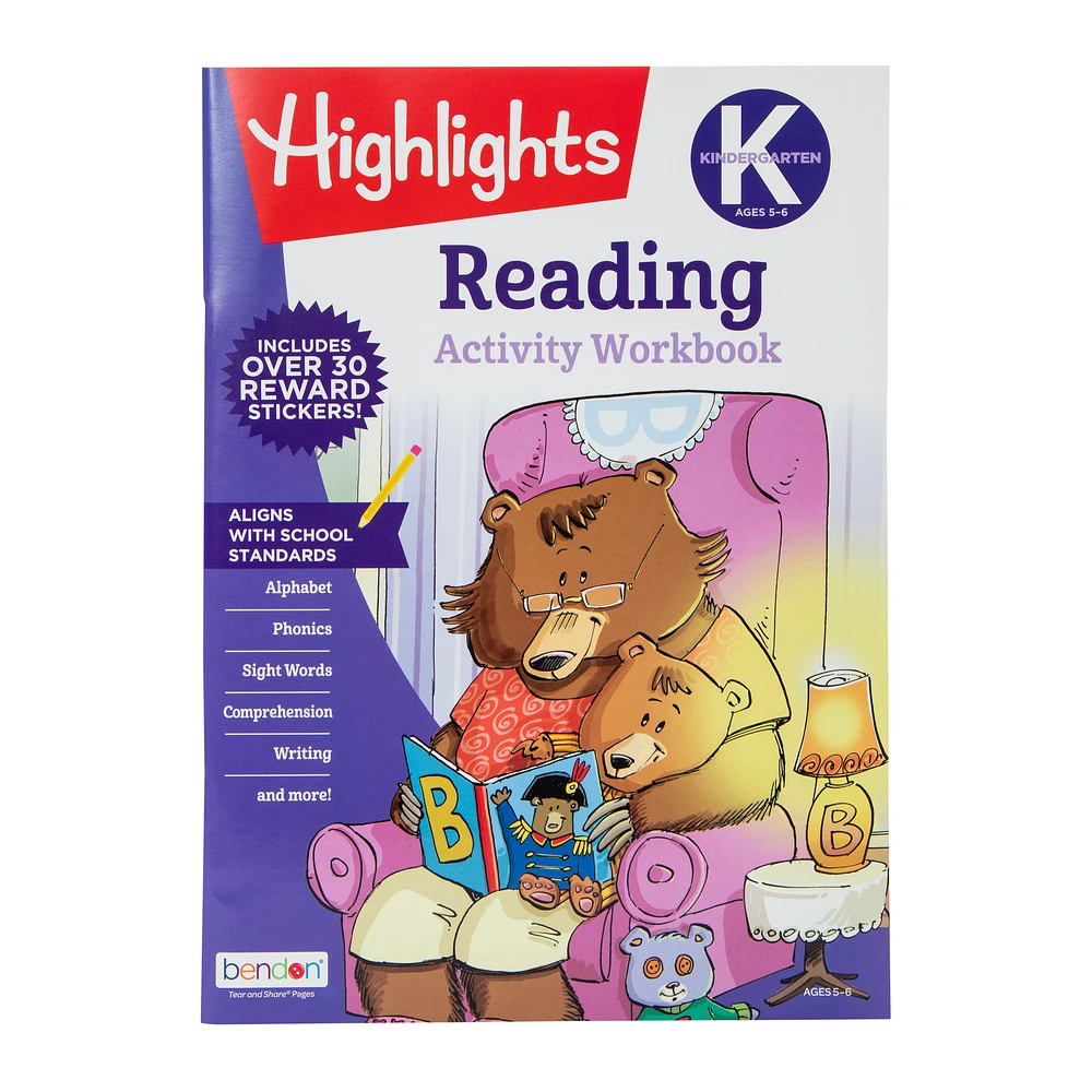 highlights® kindergarten reading activity workbook