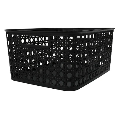 medium weave storage bin 9.2in x 7.1in