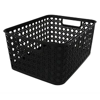 medium weave storage bin 9.2in x 7.1in