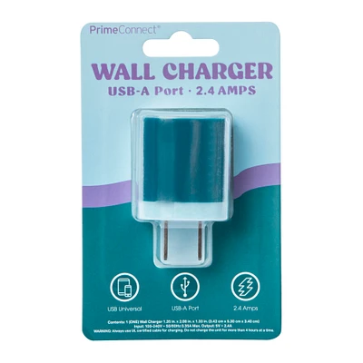 USB-A colorful wall charger