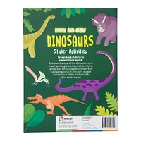 glow-in-the-dark dinosaurs sticker activity book with over 110 stickers