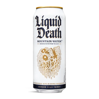 liquid death mountain water™ 16.9oz