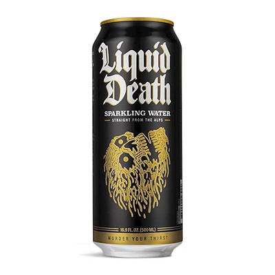 liquid death sparkling water 16.9oz