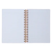 twin wire spiral bound journal 7in x 10.12in