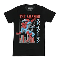 The Amazing Spider-Man kanji japanese graphic tee