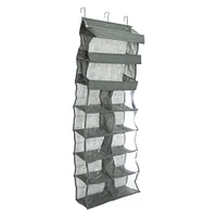 multi-pocket over door closet organizer 15.74in x 48.42in