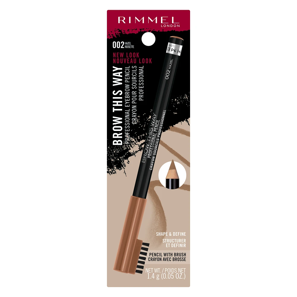 rimmel london® brow this way professional eyebrow pencil