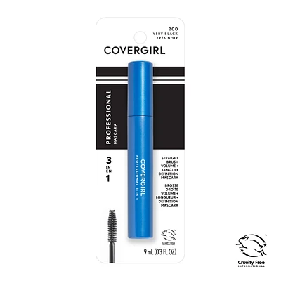 covergirl® 3-in-1 professional straight brush mascara