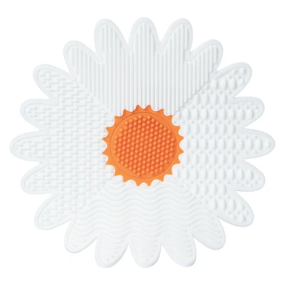 makeup brush cleaning mat with suction cups