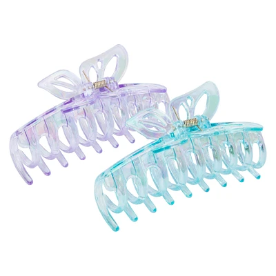 butterfly claw clips 2-pack