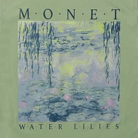 monet water lilies graphic tee