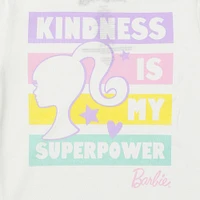 kid's barbie® ‘kindness is my superpower’ graphic tee