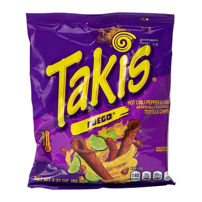 Takis® Fuego™ hot chili pepper & lime rolled tortilla chips 3.25oz