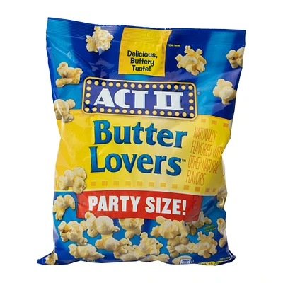 act ii® butter lovers™ party size popcorn 8.5oz