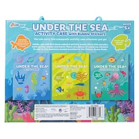 under the sea activity case with bubble stickers