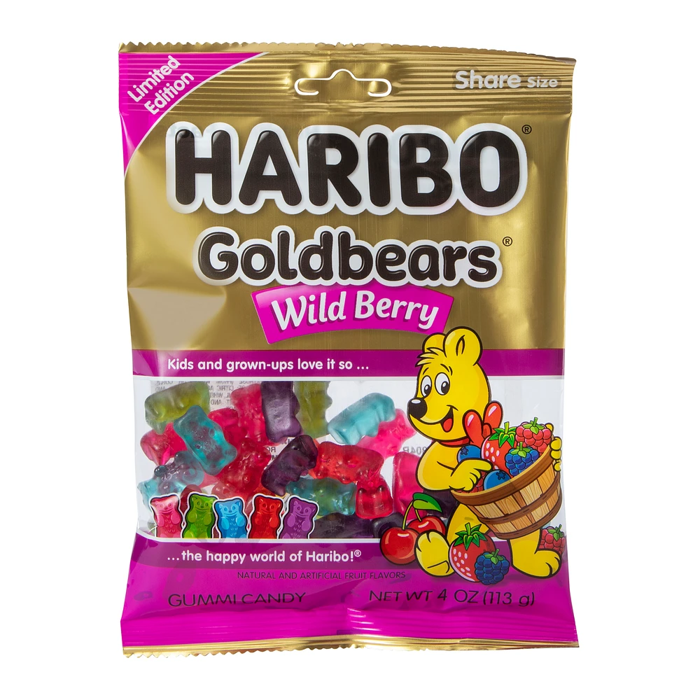 haribo® goldbears® wild berry gummy bears 4oz