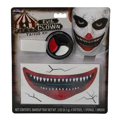 halloween face tattoo kit