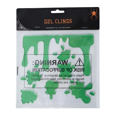 halloween window gel clings