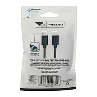 6ft USB-C to 3 amp fast charging cable