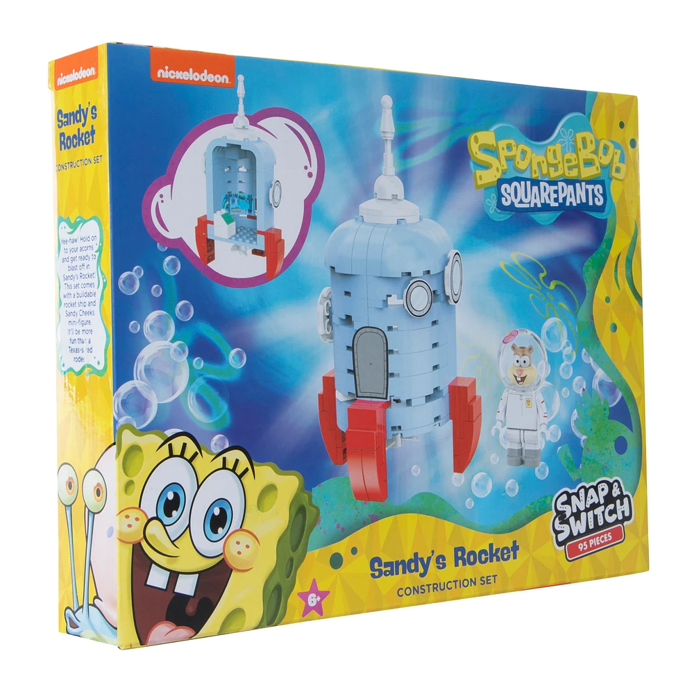 spongebob squarepants™ sandy’s rocket construction set