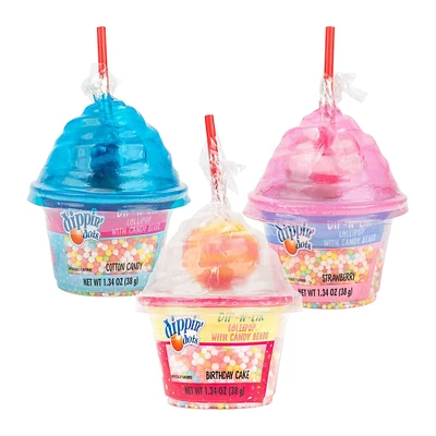 dippin’ dots® dip-n-lik lollipop with candy beads 1.34oz
