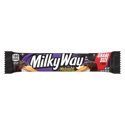 milky way® midnight dark chocolate share size candy bars 2.83 oz