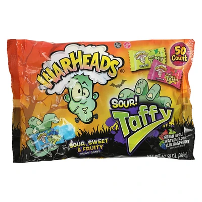 warheads® sour taffy halloween candy 50-count