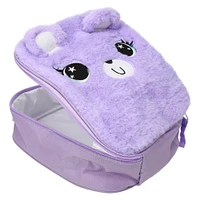 plush animal lunch bag