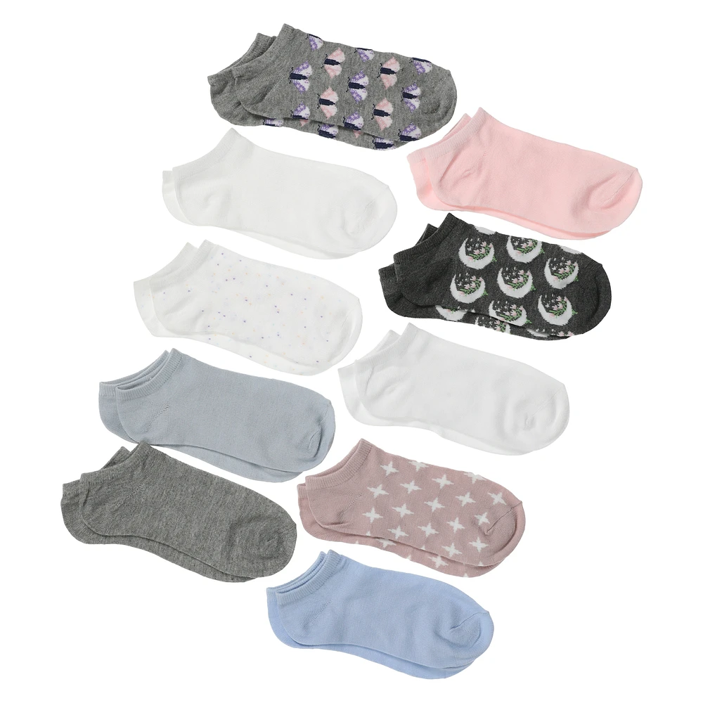 ladies low-cut socks 10-pack