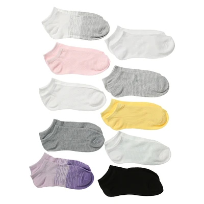 get fashionable feet in these low-cut socks. experience hidden comfort when your shoes are on & style when you kick 'em off!