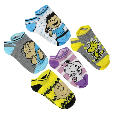 peanuts© ladies ankle socks 5-pack