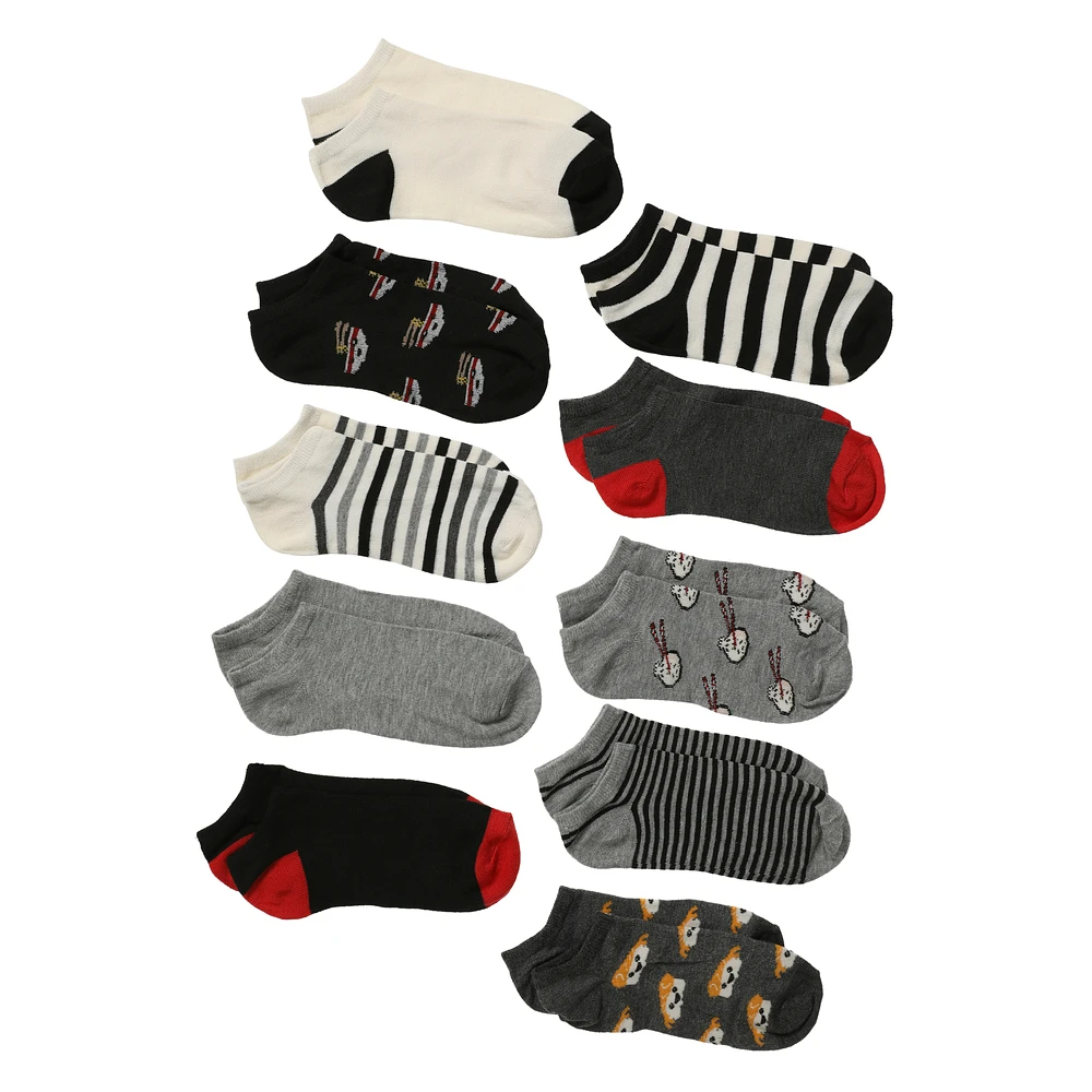 ladies low-cut socks 10-pack