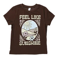 juniors ‘feel like sunshine’ graphic tee