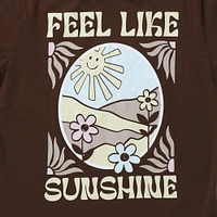 juniors ‘feel like sunshine’ graphic tee