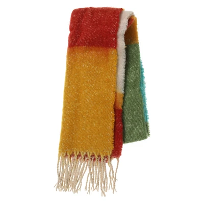 multi-color stripe scarf
