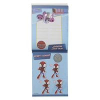 Spidey and His Amazing Friends activity pad with over 30 puffy stickers