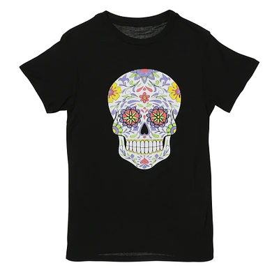 sugar skull graphic tee