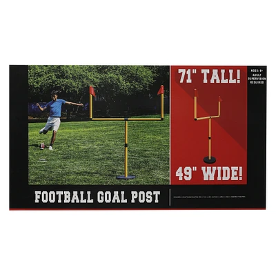 outdoor football goal post 71in x 49in