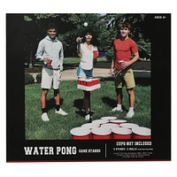 deluxe water pong game stands set