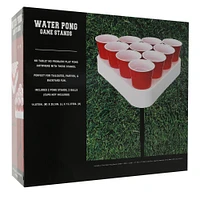 deluxe water pong game stands set