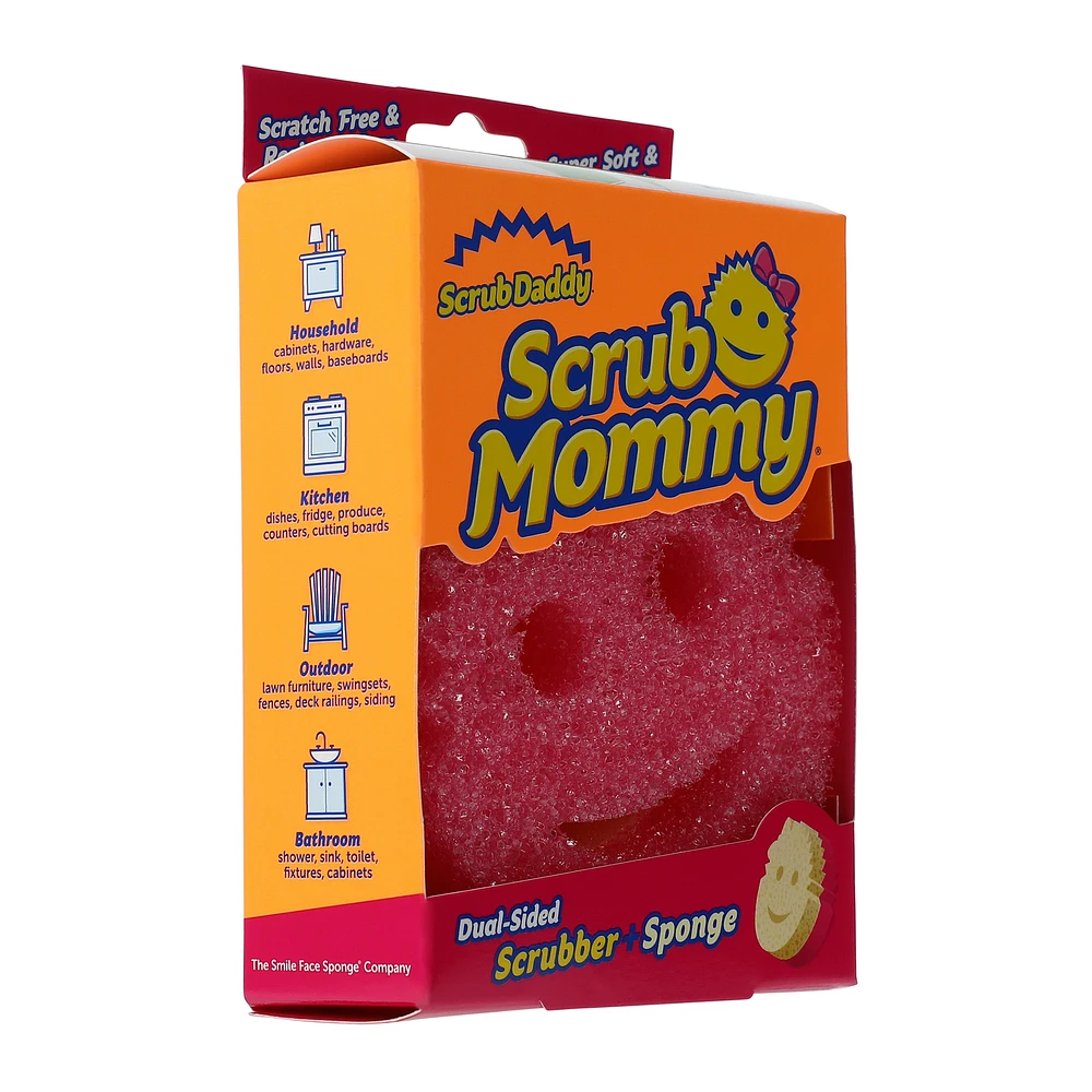 scrub mommy® dual-sided scrubber + sponge