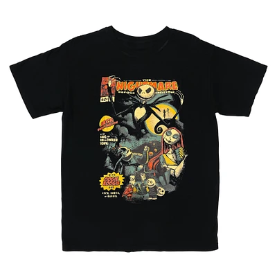 The Nightmare Before Christmas comic book graphic tee