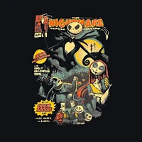 The Nightmare Before Christmas comic book graphic tee