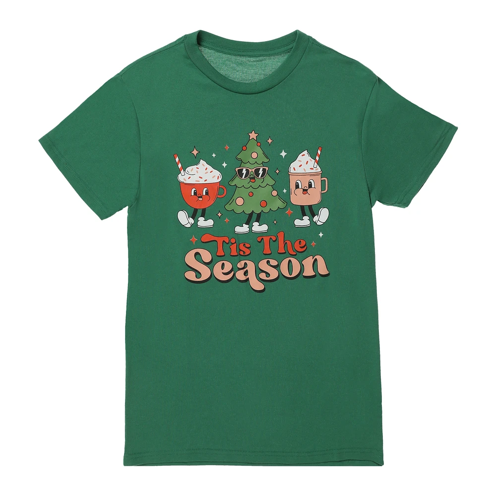 'tis the season christmas graphic tee