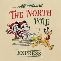 Mickey & Minnie north pole express graphic tee