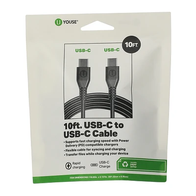 10ft USB-C cable