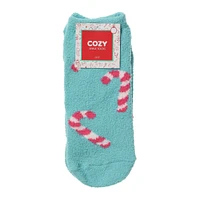 ladies cozy holiday ankle socks